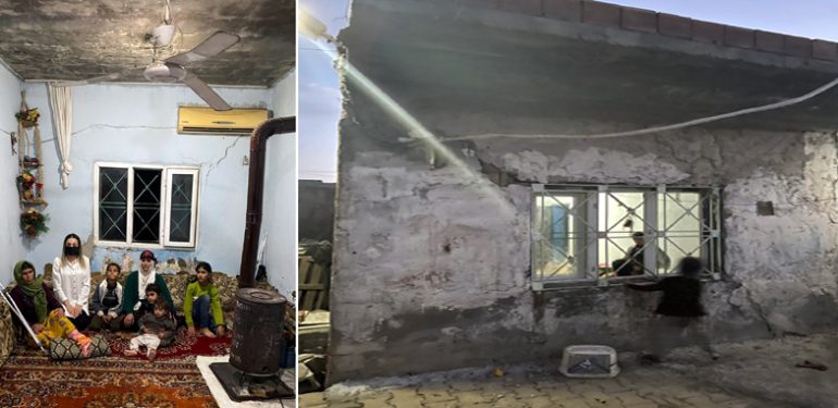 Fransa’dan gelip 6 çocuklu anneye yardım elini uzattı