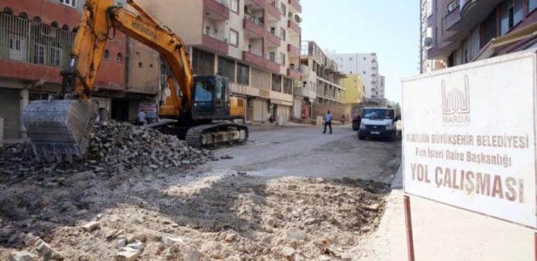 Tandoğan Caddesinde Çalışmalar Başladı