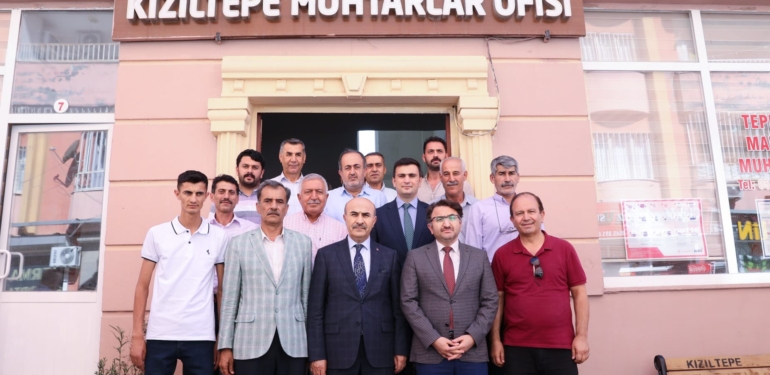 Vali Demirtaş Kızıltepe’de Muhtarlar ile bir araya geldi