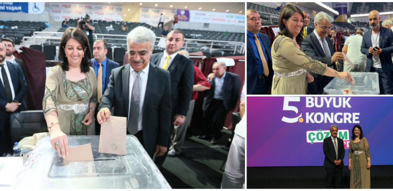 HDP’de Buldan ve Sancar yeniden eş genel başkan seçildi