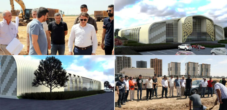 Kızıltepe’de yeni kapalı spor salonunun temeli atıldı
