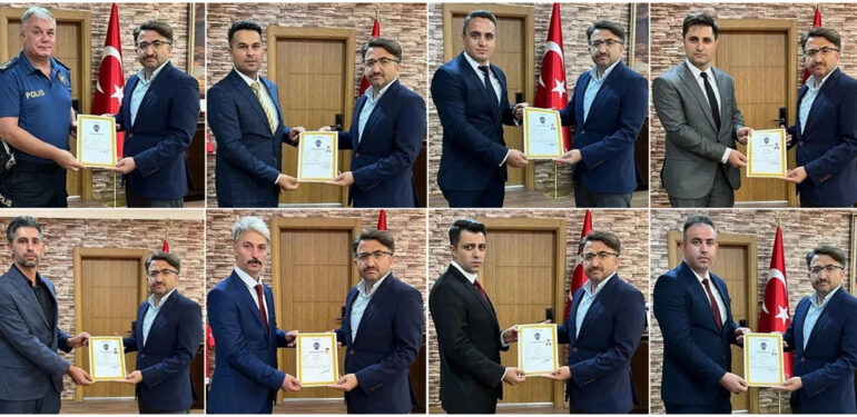 Onur’un katilini yakalayan ekibe başarı belgesi verildi