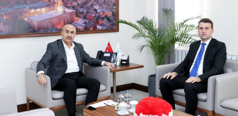 Vali Demirtaş Kaymakam Cıdıroğlu’nu kabul etti