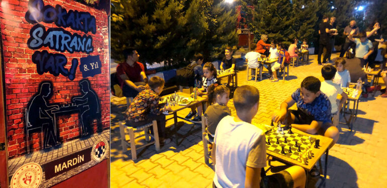 Kızıltepe’de ‘Sokakta Satranç Var’ etkinliği