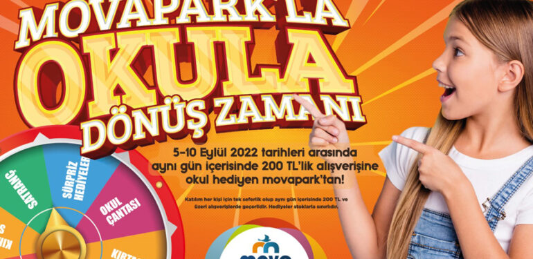 Movapark’tan öğrencilere okul hediyesi