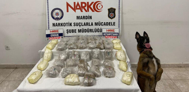 Kızıltepe ‘de 23 kilogram uyuşturucu madde ele geçirildi