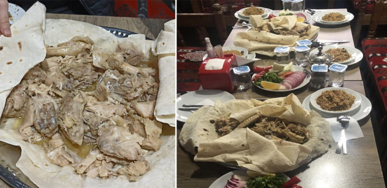 Hikmet Usta’dan geleneksel basın yemeğinde “Hindi Merge” ikramı