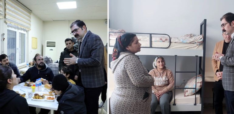 Demirdağ: “İlk etapta 600 depremzede Mardin’e geldi