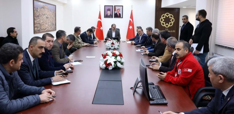 Mardin afet koordinasyon toplantısı gerçekleştirildi