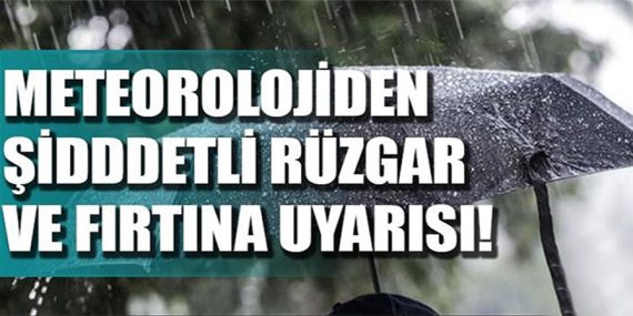 Mardin İçin Kuvvetli Rüzgar ve Fırtına Uyarısı