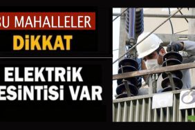 Derik ilçesi için elektrik kesintisi uyarısı