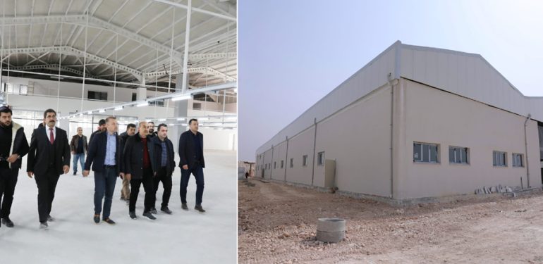 Vali Demirtaş, Bitme Aşamasına Gelen Tekstil Atölyelerini İnceledi