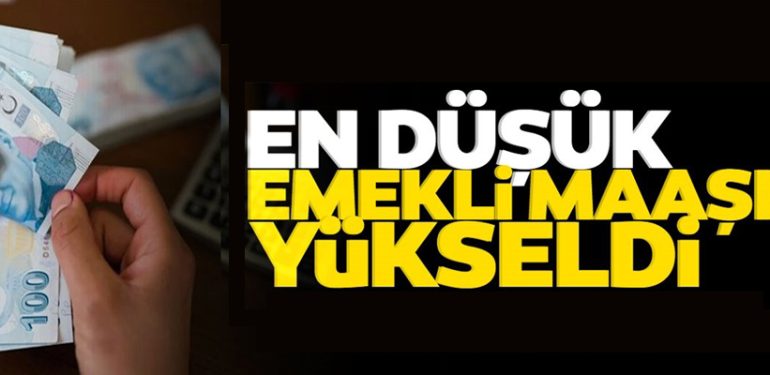 En düşük emekli maaşı 7 bin 500 TL oldu!