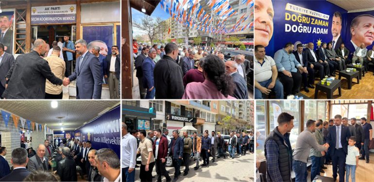 AK Parti Adayı Kılıç’ın bayramlaşma programına yoğun katılım