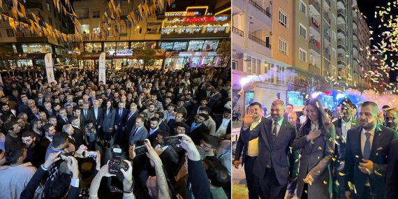 AK Parti Kızıltepe seçim koordinasyon merkezinin açılışı yapıldı