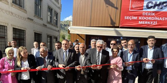 Derik’te CHP Seçim Koordinasyon Merkezi açıldı