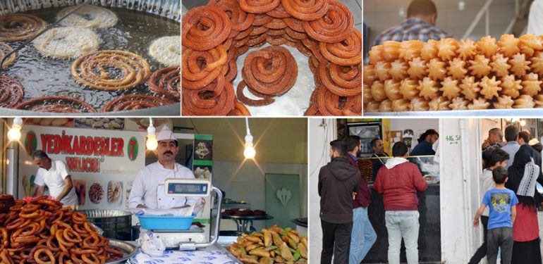 Kızıltepe’de tatlıya yoğun ilgi