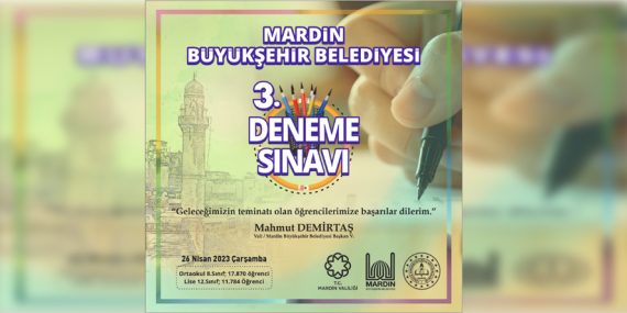 Büyükşehir Belediyesinden 3. Deneme Sınavı