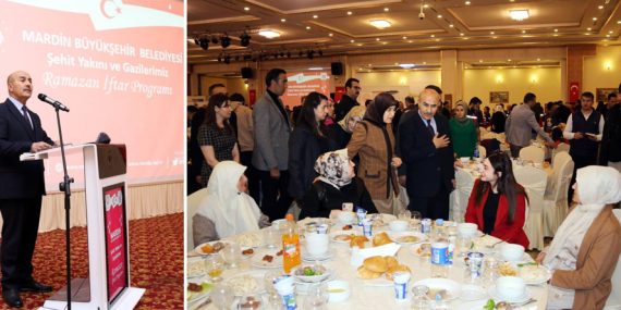 Şehit Aileleri ve Gaziler Onuruna İftar Yemeği Düzenlendi