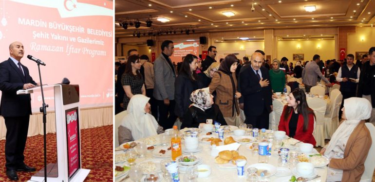 Şehit Aileleri ve Gaziler Onuruna İftar Yemeği Düzenlendi