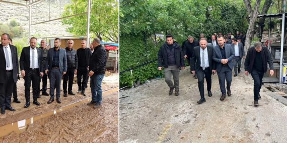 İl Başkanı Alma Beyazsu’da İncelemelerde Bulundu