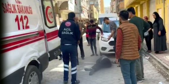 Yüksekten düşen genç kız ağır yaralandı
