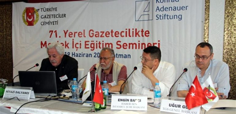TGC-KAS 71. Yerel Gazetecilik Semineri başladı