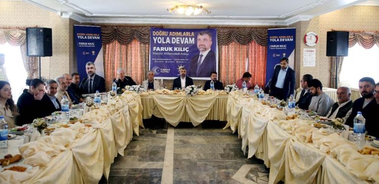 Kılıç: Kızıltepe ve Derik’te 110 bin dönüm arazi GAP suyu ile sulanıyor