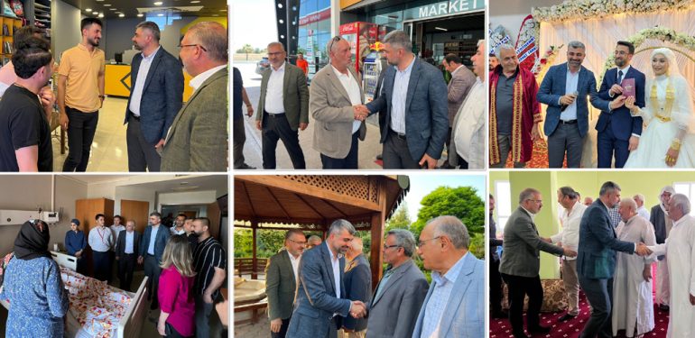 Ak parti adayı Kılıç Kızıltepe’de ziyaretlerde bulundu