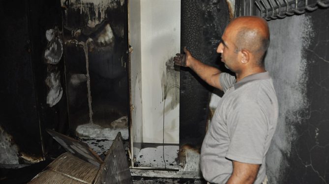 Kızıltepe’de 3 yıl önce yanan ev esrarengiz şekilde yine yandı!