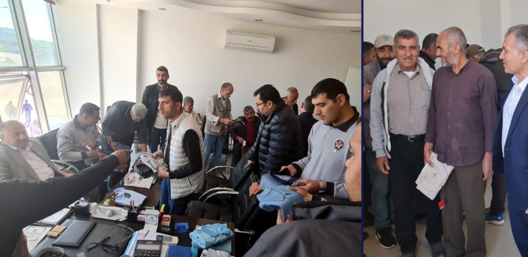 Hububat emekçileri işçi bayramında unutulmadı