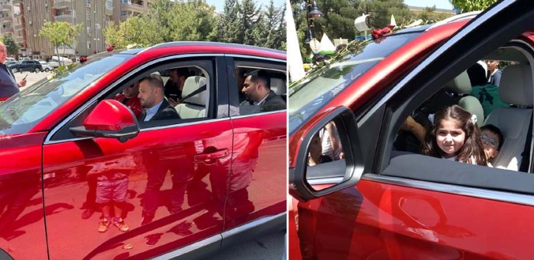 Yerli TOGG otomobil Mardin’de büyük ilgi gördü