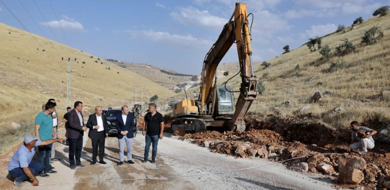 Türkmen Vadisi alternatif çevre yolunda çalışmalar başladı