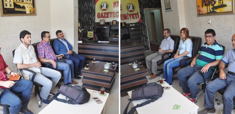 Belediye Başkan Ası Kızıltepe gazeteciler cemiyetini ziyaret etti