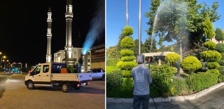 Mardin’de ilaçlama çalışmaları devam ediyor