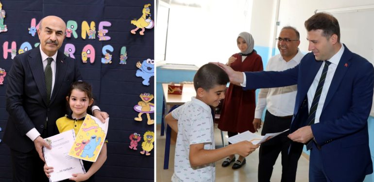 Kızıltepe’de 73 bin öğrenci karne heyecanı yaşadı