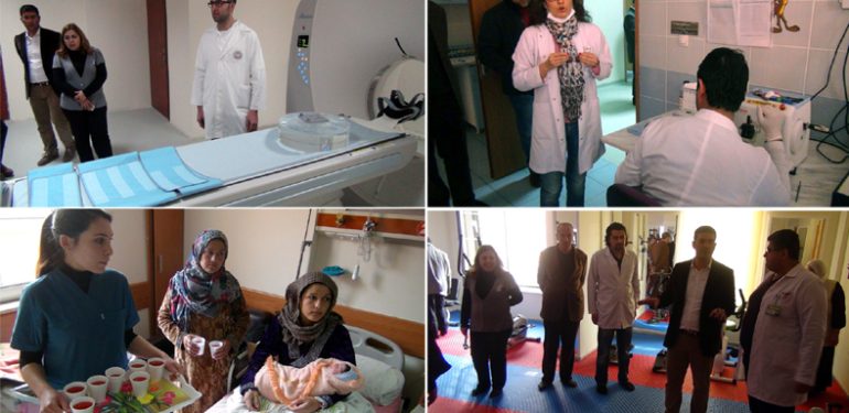 Kızıltepe Devlet Hastanesi yönetimi gazetecilerle buluştu