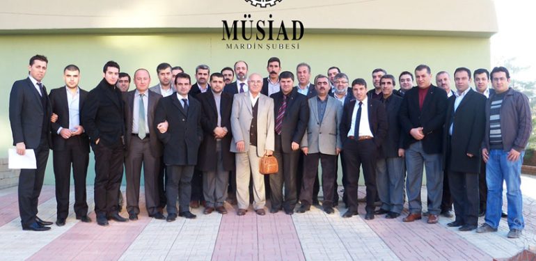 MÜSİAD Mardin şubesinde Kazım Aksoy güven tazeledi