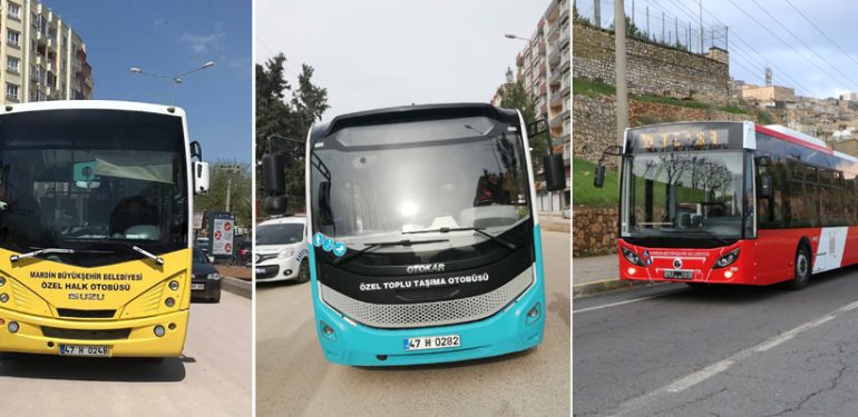 Mardin’de şehiriçi ve ilçeler arası ulaşıma zam yapıldı