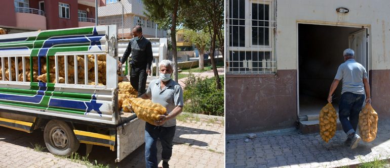 İhtiyaç Sahiplerine Patates ve Soğan Yardımı Başladı