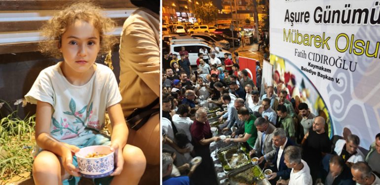 Kızıltepe’de vatandaşlara aşure ikram edildi