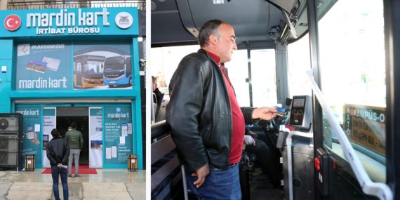 Toplu taşımda Mardin Kart dönemi başladı
