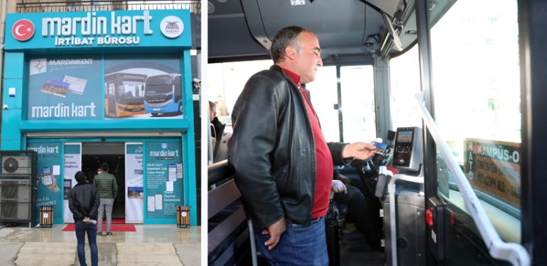 Toplu taşımda Mardin Kart dönemi başladı