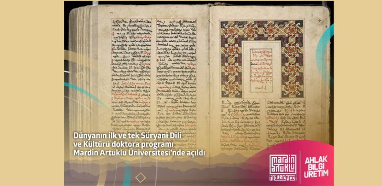 Artuklu Üniversitesinde Dünyanın İlk Süryani Dili Ve Kültürü Doktora Programı Açıldı