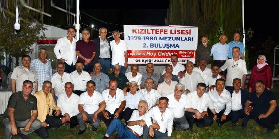 Kızıltepe Lisesi 80 mezunları buluşma gecesinde bir araya geldi