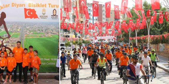 Kızıltepe’de Başaklar Diyarı Bisiklet Turu Düzenlendi