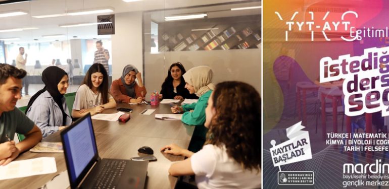 MBB Gençlik Merkezinde Ücretsiz YKS Kurs Kayıtları Devam Ediyor