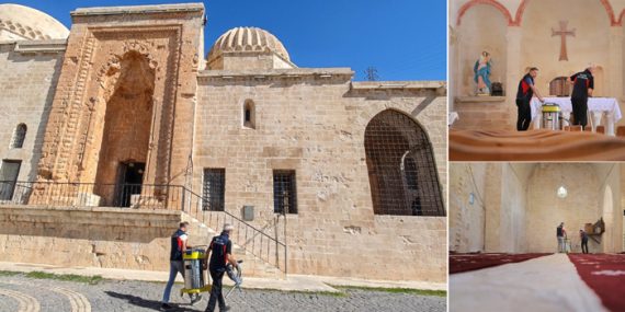 Büyükşehir Belediyesinden ibadethanelerde temizlik hizmeti