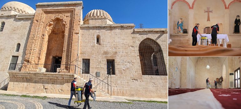 Büyükşehir Belediyesinden ibadethanelerde temizlik hizmeti
