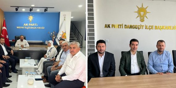 İl Başkanı Alma, Dargeçit ve Midyat ilçelerini ziyaret etti